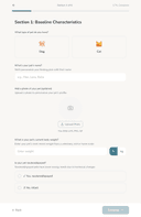 Create a Pet Profile